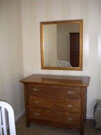 Antique three drawer dresser