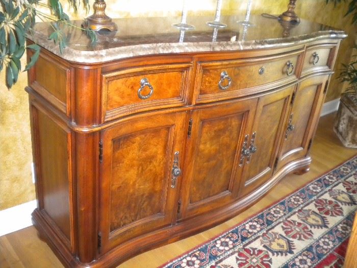 Thomasville Dining room Buffet with granite top