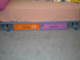 NFM Child's bed with locker drawer storage