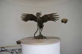 MAMBA SAMBA BY STEFAN SAVIDES   Edition of eight. 
 This one is # 1 of 8 - The edition of eight plus one artist proof is sold out..  Current list price is $28,000  -  Height is almost 4' -  Depth is almost 4'  - Wingspan is 5' 6"