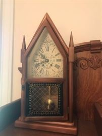 #38 Old England clock w/key $175