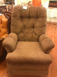 #29 Tan upholstered rocker $75