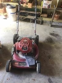 #96 Toro 6.50 hp push mower $150