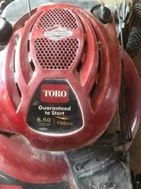 #96 Toro 6.50 hp push mower $150