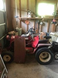 #82 "as is" lawn tractor c160. $100