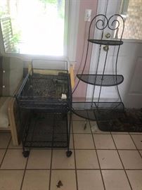 #90 metal cart 32x17x27 $125
#91 metal shelf 24x12x48 $100