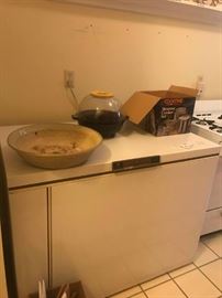 #1 GE chest freezer 46x27x36 $100