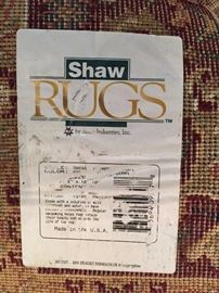 #55 Burgundy machine rug 8x10 $100