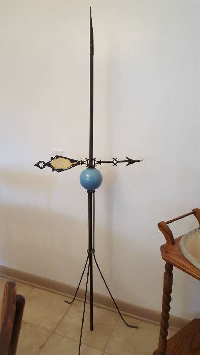 decorative yard art lightning rod - $45
