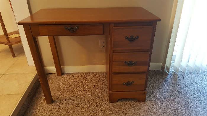 small wood desk - $50