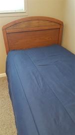 Wood twin bedframe - $50