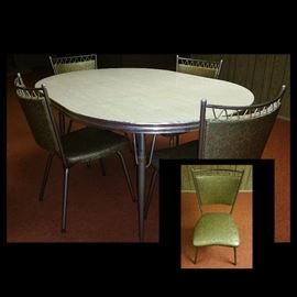 Vintage MCM Table and Chairs (great for the retro lover!)