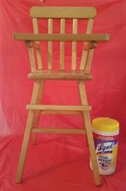 Toy high chair