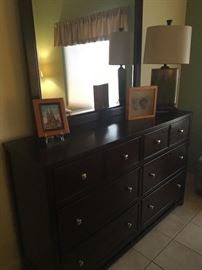 Ashley Expresso Dresser and Mirror