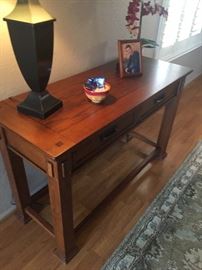 American Furniture Warehouse Sofa Table. 1 yr old