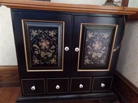 Ethan Allen stenciled cabinet