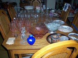 Table with 10 chairs