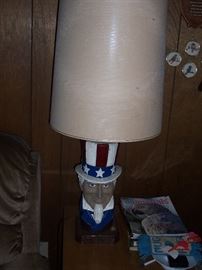 Uncle Sam Lamp