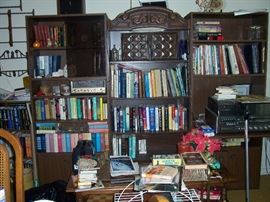 3 book cases