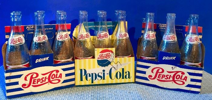 Vintage Pepsi Bottles