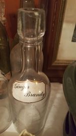 Vintage liquor bottle