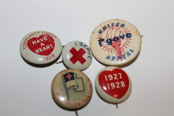 Vintage Pin backs