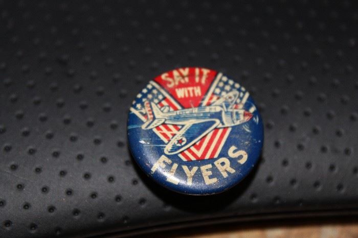 WW2 pin back~ "Say it with Flyers"