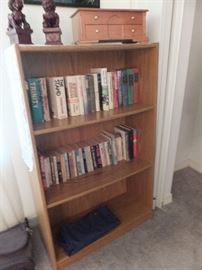 another book case and books