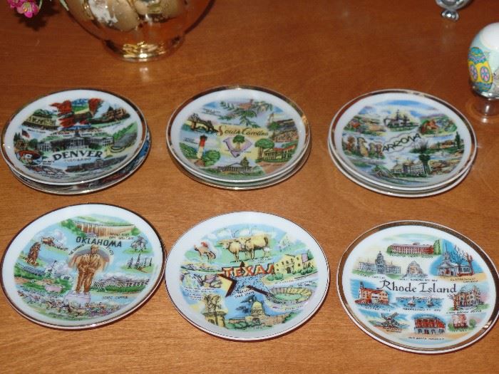 Small State collectors plates