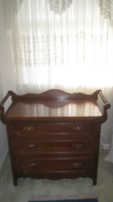 Beautiful Davis Cabinet wash stand made to commemorate the 50th anniversary of Davis Cabinet (1931-1981)