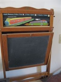 Easel style chalkboard, vintage