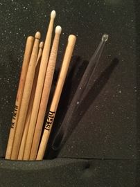 Drums and sticks