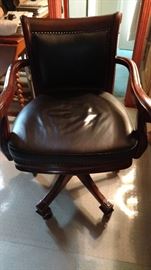 Antique office chair.