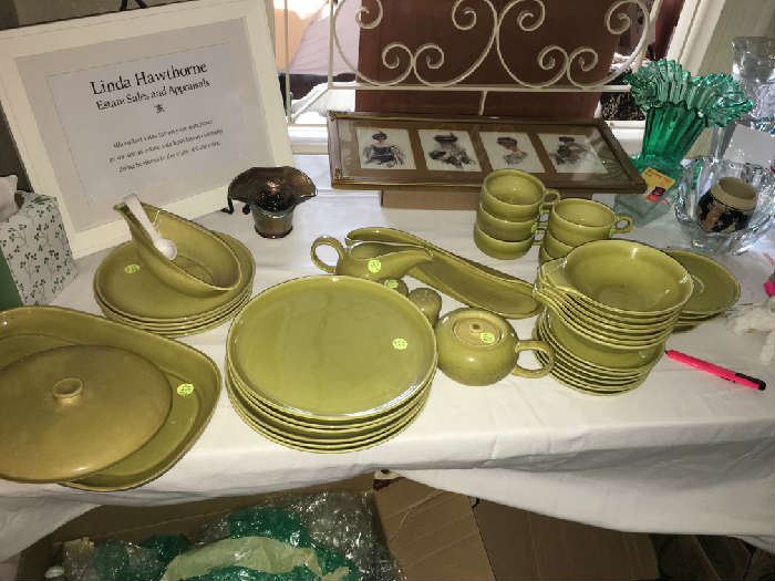Russell Wright " Chartreuse" dinner ware