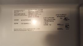 Amana Refrigerator Two Door with Bottom Freezer Interior Specs