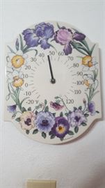 Floral Wall Clock Needs Repair