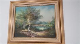 Panting Country Scene