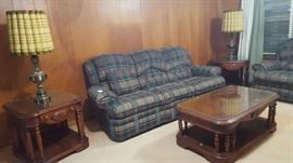 Sofa/Recliner Double
