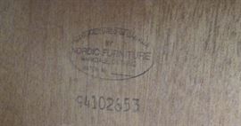 Sofa Table Teak by Nordic Furniture Canada