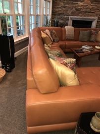 GORMAN’S COGNAC LEATHER & MAHOGANY FEET SECTIONAL WITH RIGHT SIDE CHASE LOUNGE - ASKING $3,500
EXCELLENT CONDITION
BARELY USED
PAID $7,575 -PURCHASED IN 2013