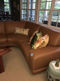 GORMAN’S COGNAC LEATHER & MAHOGANY FEET SECTIONAL-ASKING $2,500
EXCELLENT CONDITION
BARELY USED
PAID $4,557 -PURCHASED IN 2013
