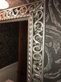 SILVER RESIN MIRROR- $80