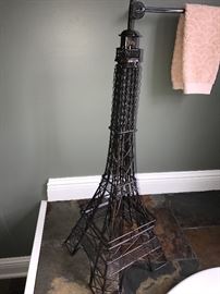 EIFFEL TOWER METAL SCULPTURE- ASKING -$125