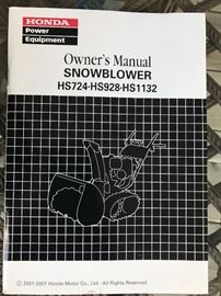 HONDA SNOWBLOWER HS928- ASKING $1,200
MSRP $2,469