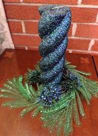 Vintage Christmas Candle