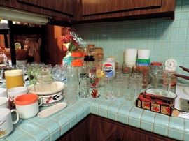 Vintage Kitchenware, Advertising Items and Glassware