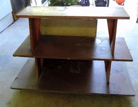 Wooden Liquor Store Display