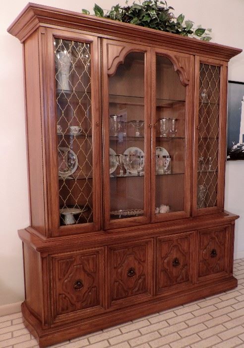 Mid Century Modern China Cabinet "Sienna" by Unique Furniture Makers, Winston Salem, NC