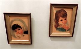 Pair of "Northern Tissue" Girls Pictures