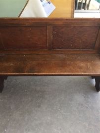 church pew we have 3